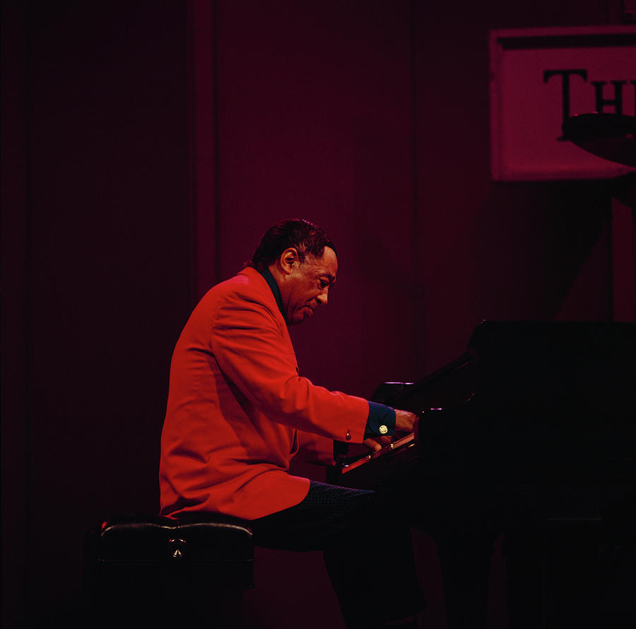 Duke Ellington Performs At Newport Photograph by David Redfern