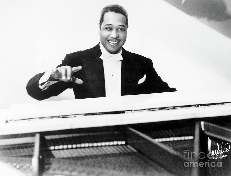 Duke Ellington Playing Piano Photograph by Bettmann