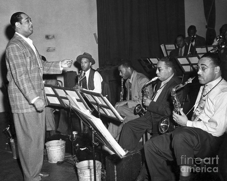 Duke Ellington Rehearsing His Band Photograph by Bettmann