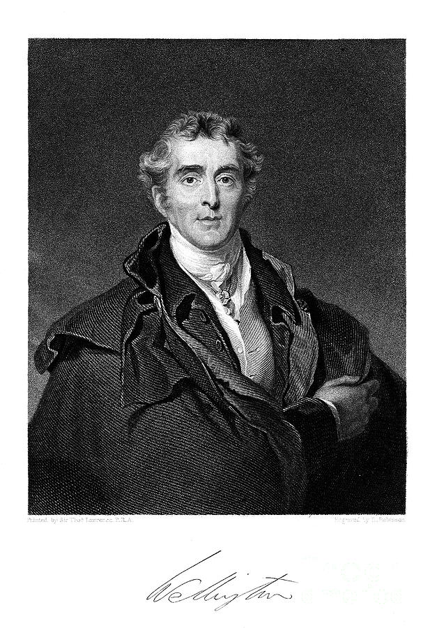 Duke Of Wellington, 1769-1852, 19th Drawing by Print Collector