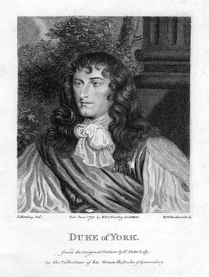 Duke Of York, 1793.artist W N Gardiner Drawing by Print Collector