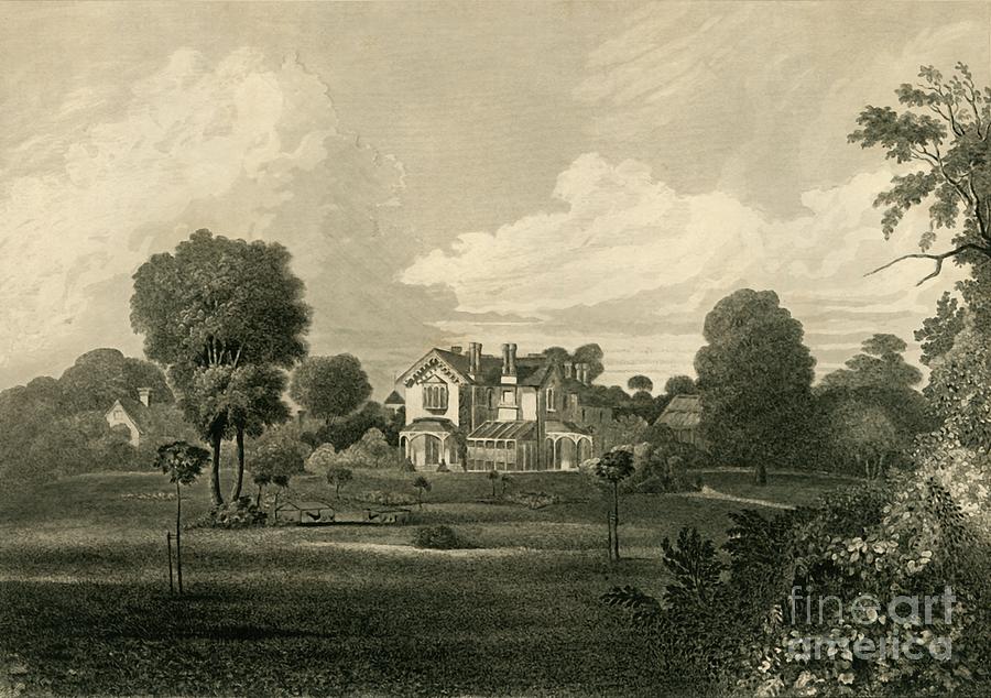 Dulany Cottage Drawing by Print Collector