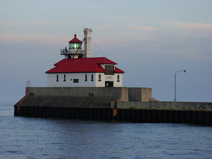 Architecture Photograph - Duluth South Breakwater Outer Light by Phyllis Taylor