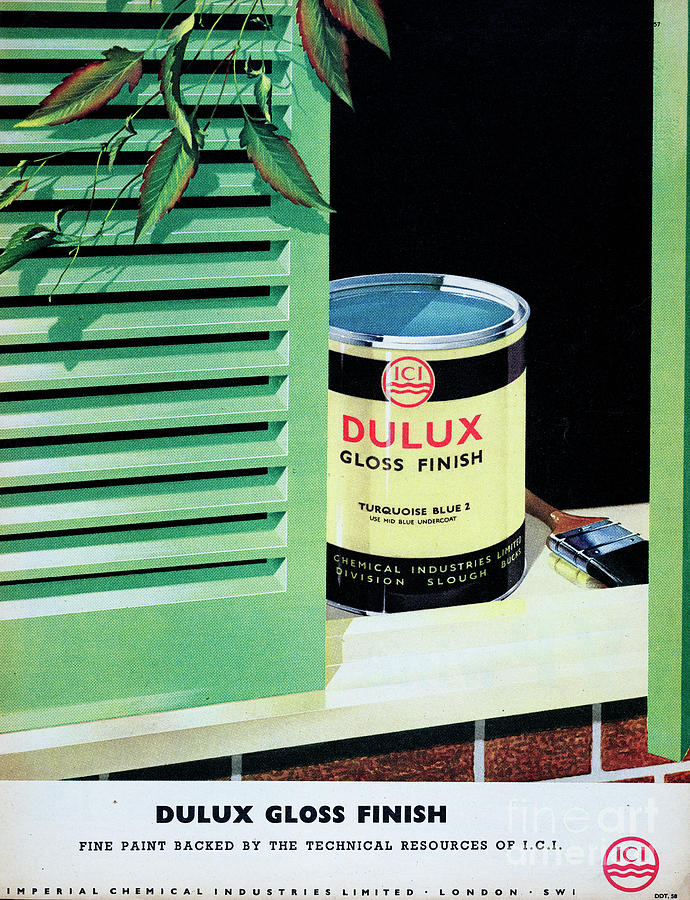 Dulux Gloss Finish Photograph by Picture Post