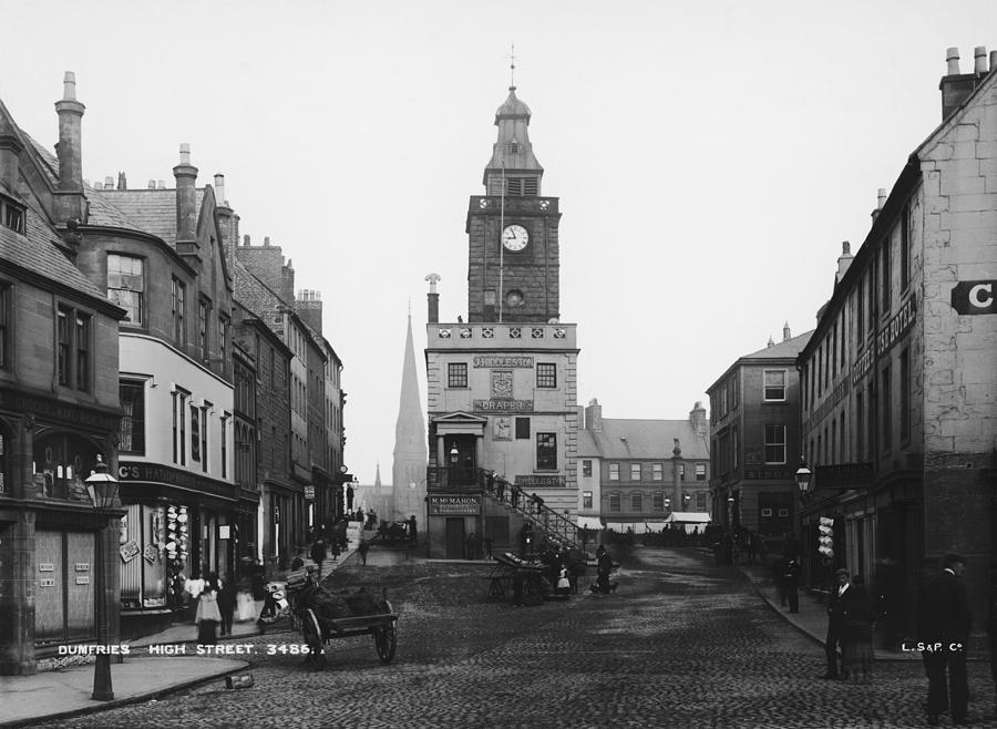 Dumfries High Street Photograph by London Stereoscopic Company