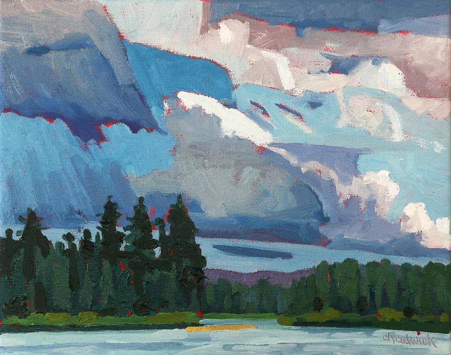 Dumoine Downstream Convection Painting by Phil Chadwick