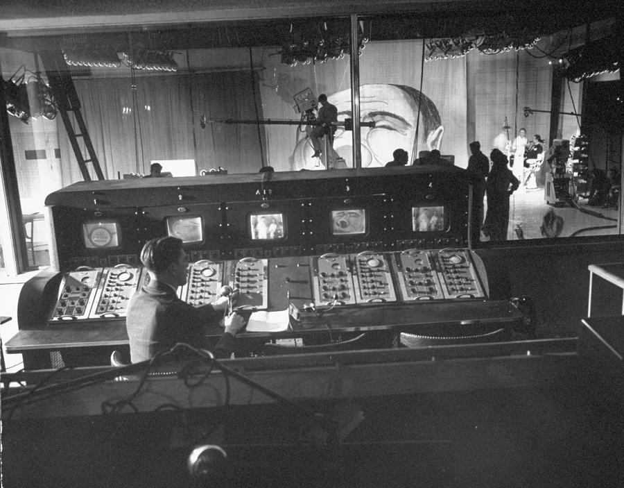 Archival Photograph - Dumont Television Studio by Cornell Capa