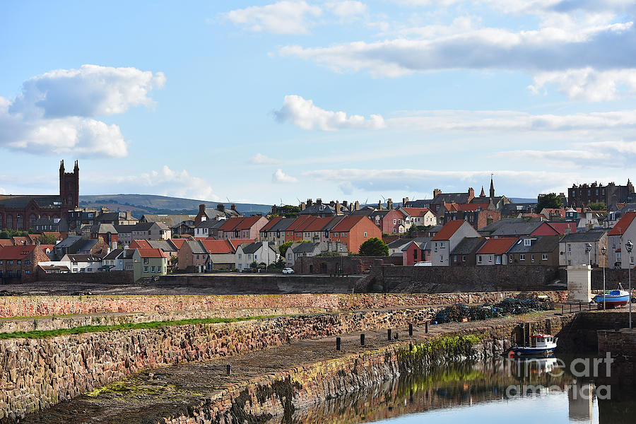 Dunbar from the Old Harbour Photograph by Yvonne Johnstone