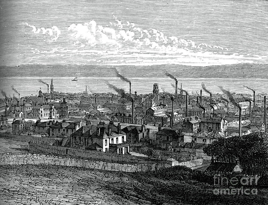 Dundee, Scotland, C1880 Drawing by Print Collector Dundee, Scotland, C1880 Drawing by Print Collector