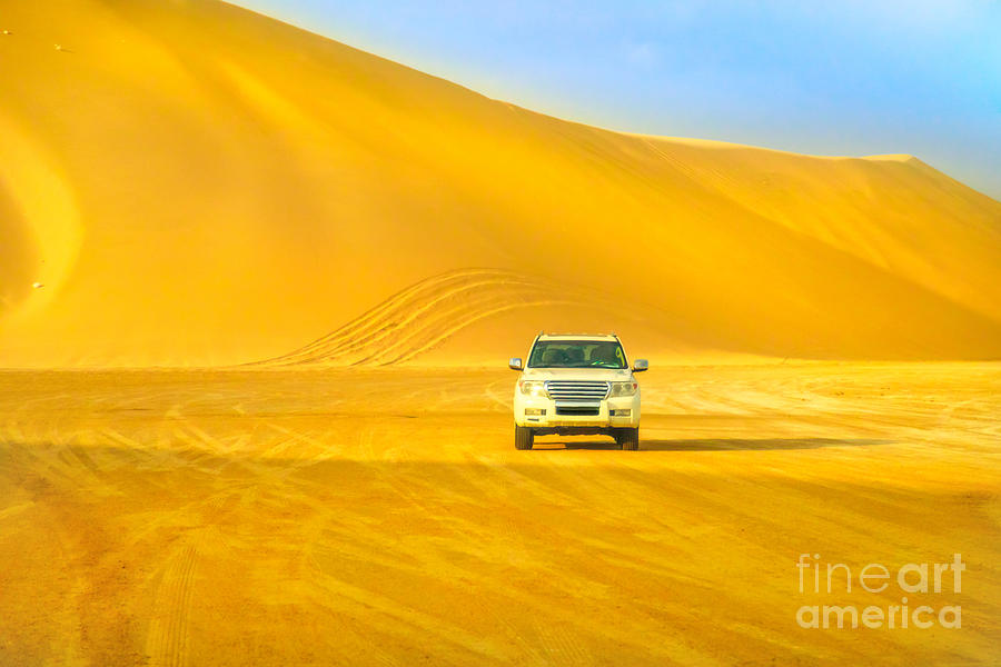 Dune Bashing Qatar Photograph by Benny Marty