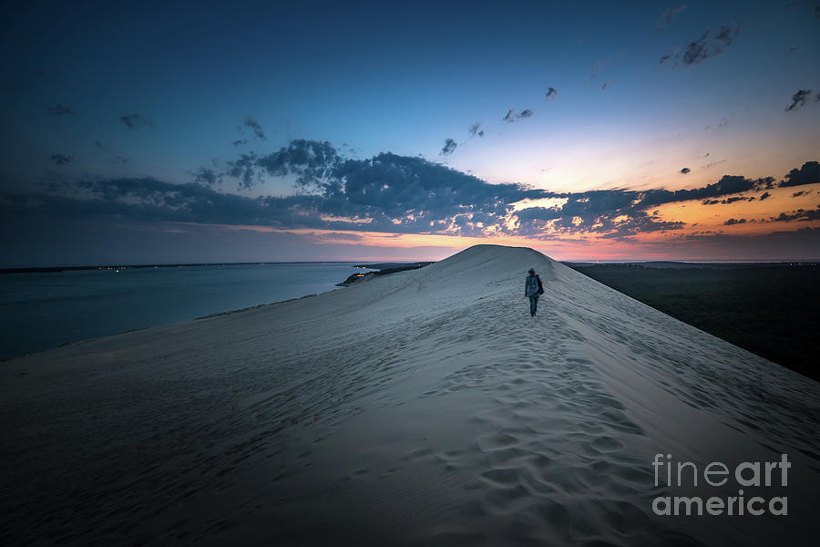 Dune Du Pilat - Sunset Impressions Photograph by Hannes Cmarits