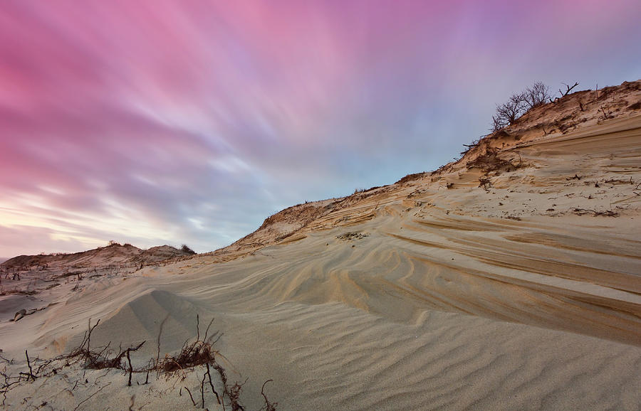 Nature Photograph - Dune Landscape After Sunset by Rob Kints