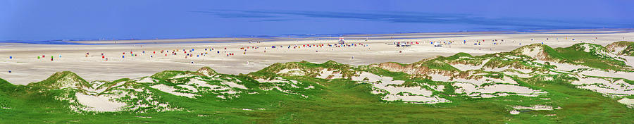 Dunes and beach of Amrum Photograph by Sun Travels