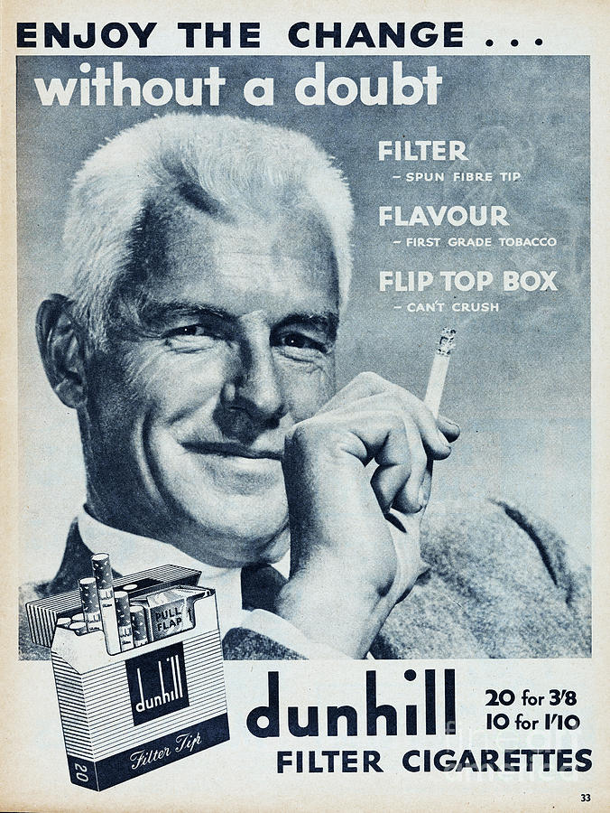 Dunhill Cigarettes Photograph by Picture Post