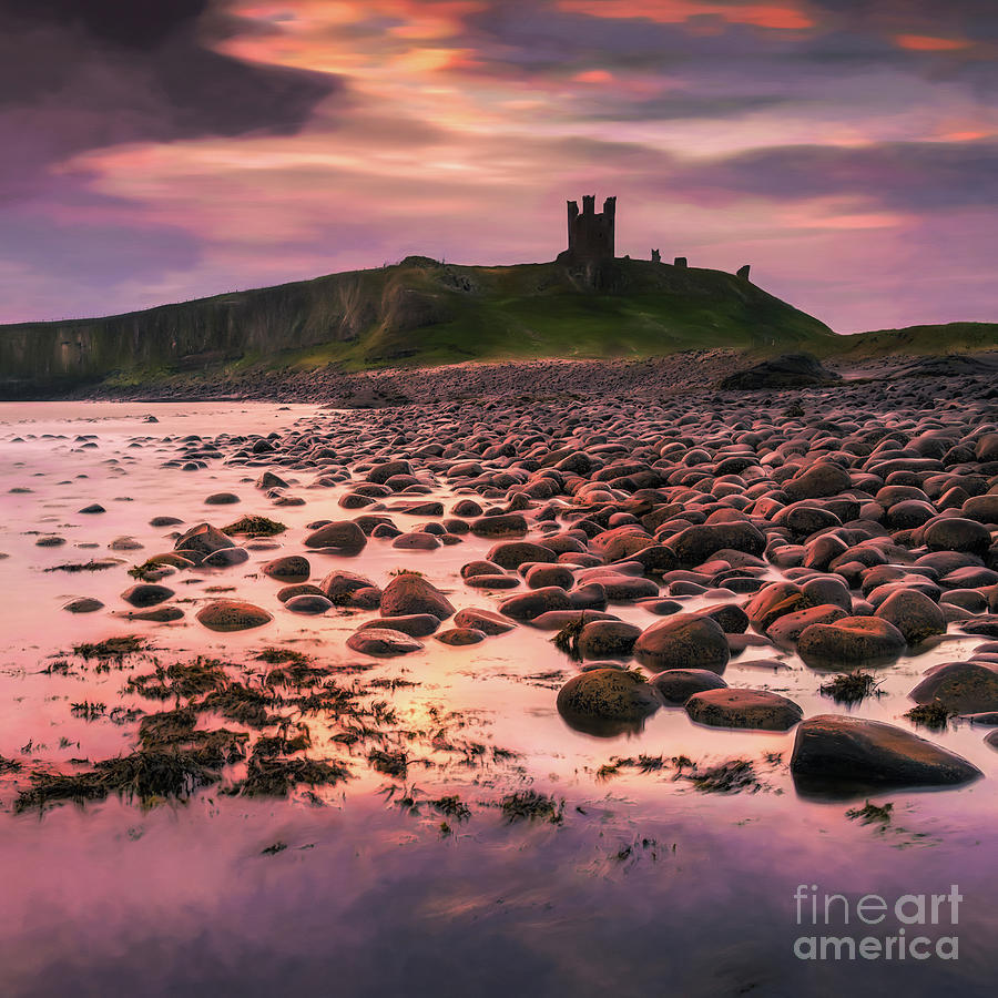 Dunstanburgh Castle, Northumberland Sunrise Photograph by Philip Preston