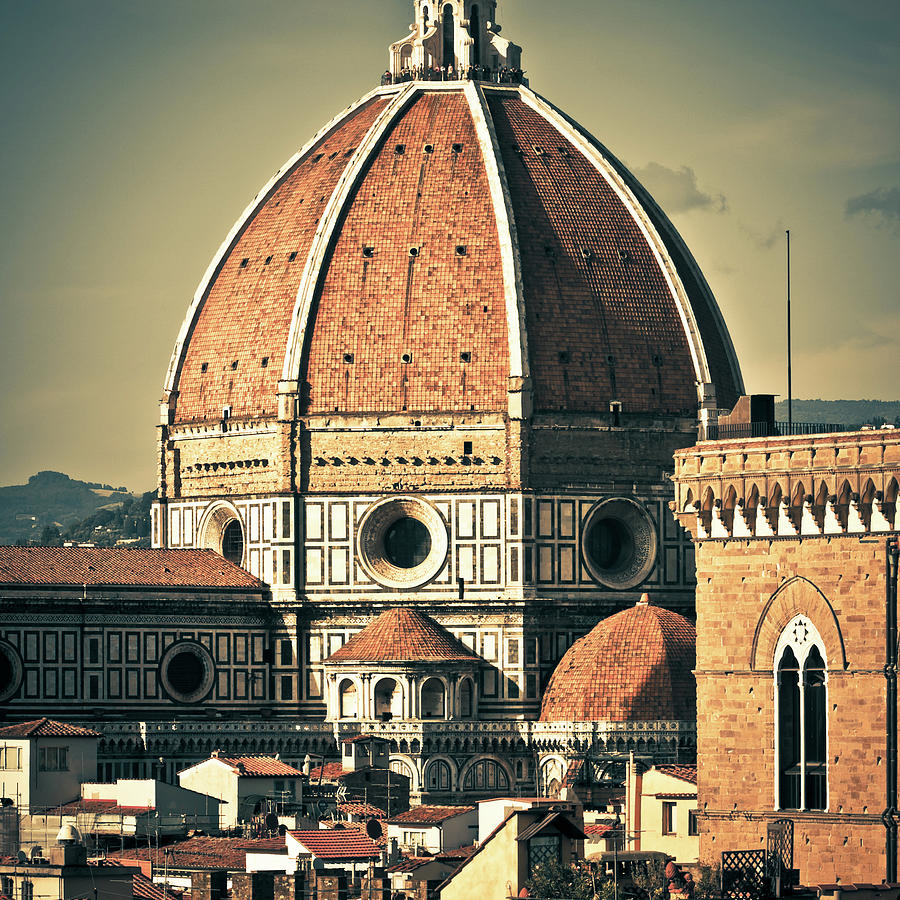 Duomo Di Firenze, Digital Cross Process Photograph by Giorgiomagini