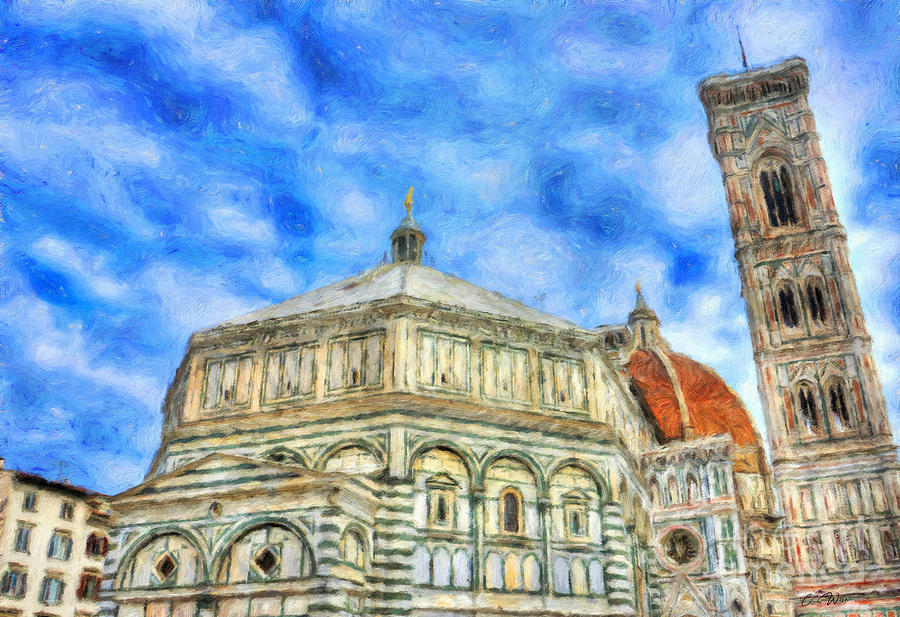 Duomo of Florence Digital Art by Worldweaver Art - Fine Art America