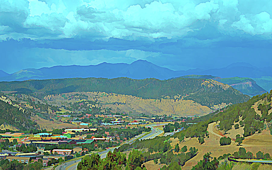 Durango Colorado From the Upper Highway Photograph by Debra Martz