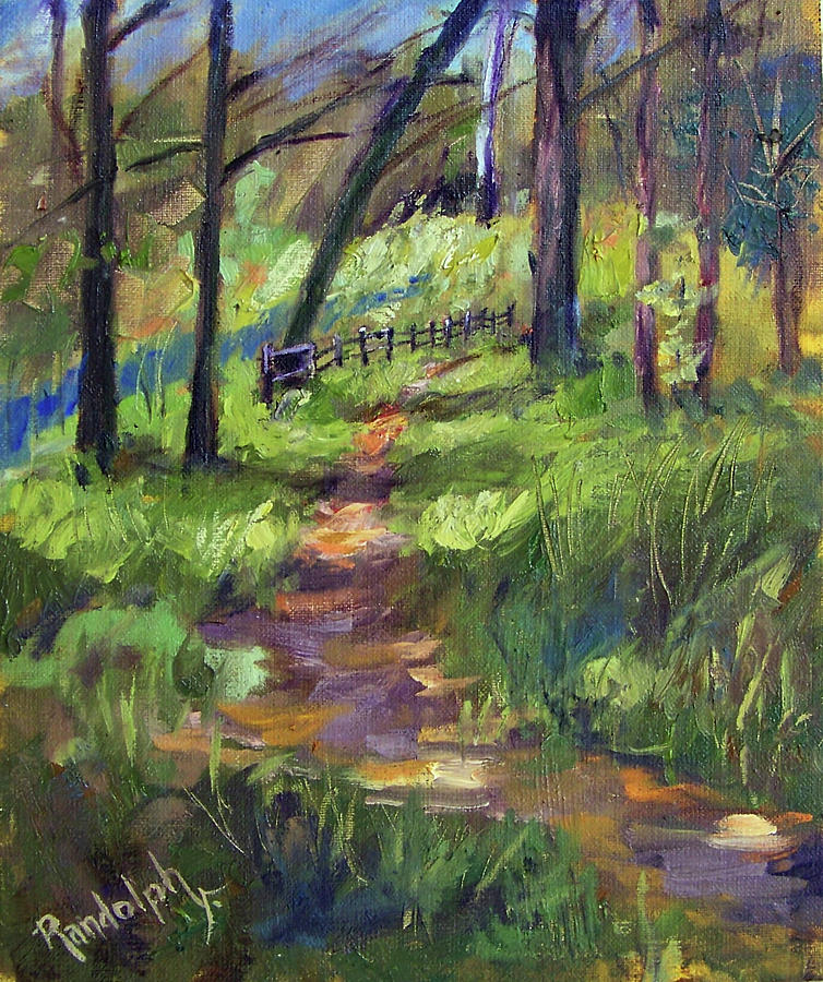 Durant Castle Trail to the River Painting by Jeffrey Randolph Bond ...