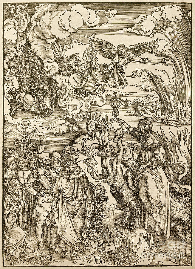 Durer's 'whore Of Babylon' Engraving. Photograph by David Parker ...