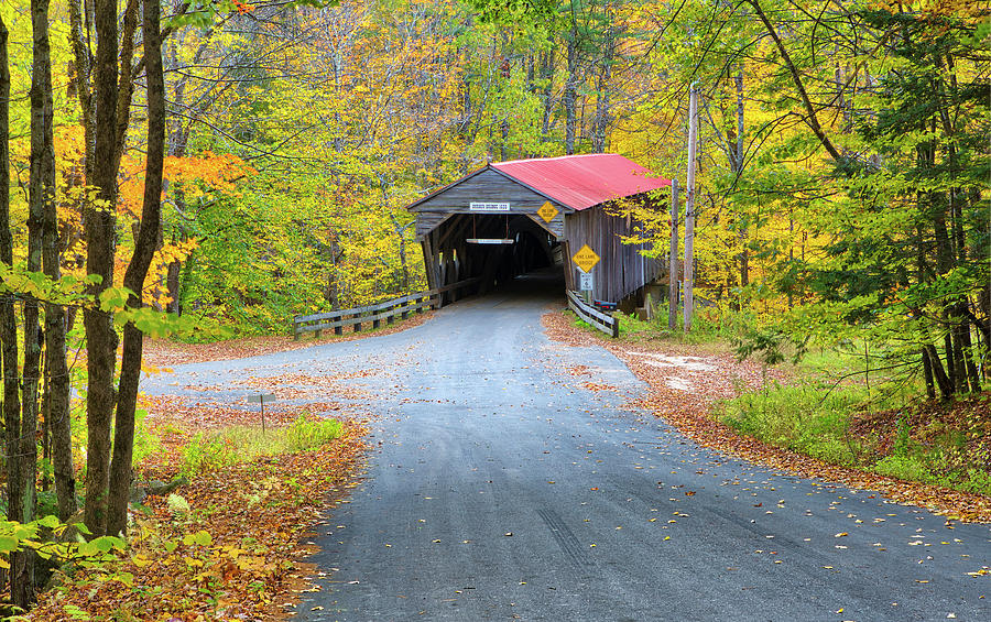 Durgin Covered Bridge Photograph by Juergen Roth
