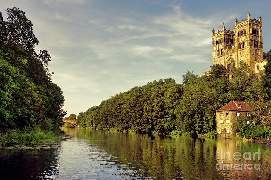 Durham Cathedral on the River Wear Photograph by Ann Garrett