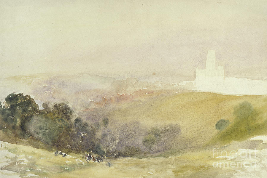 Durham From The Red Hills Painting by Alfred William Hunt