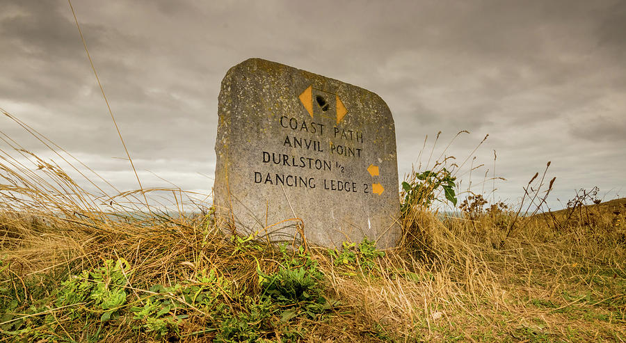 Durlston signpost Photograph by Stuart C Clarke | Fine Art America