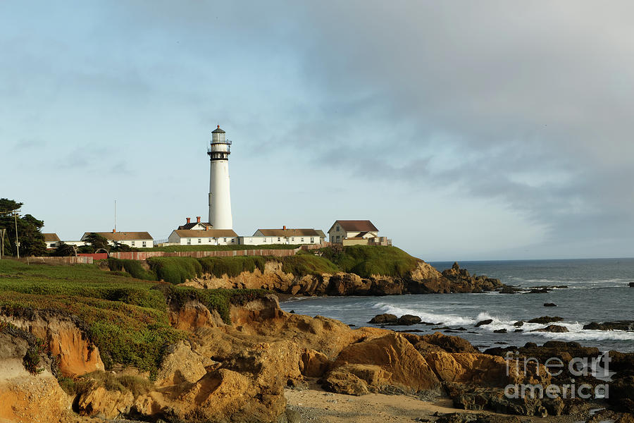 Dusk at Pigeon Point Lighthouse  Photograph by Natural Focal Point Photography
