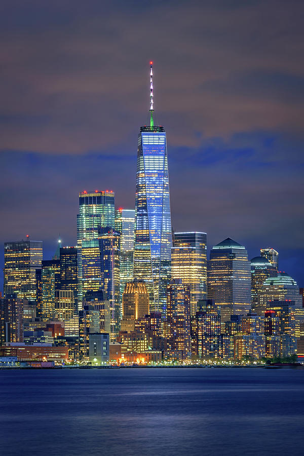 Dusk at the World Trade Center Photograph by Kristen Wilkinson