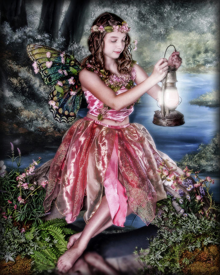 Fairy Photograph - Dusk Fairy by Liz Zernich