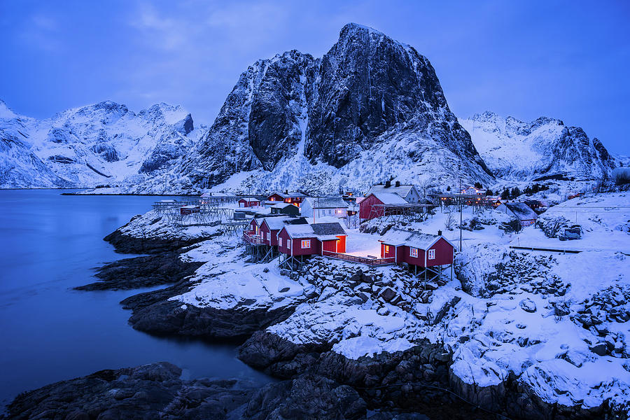 Dusk over Hamnoy by Michael Blanchette Dusk over Hamnoy by Michael Blanchette