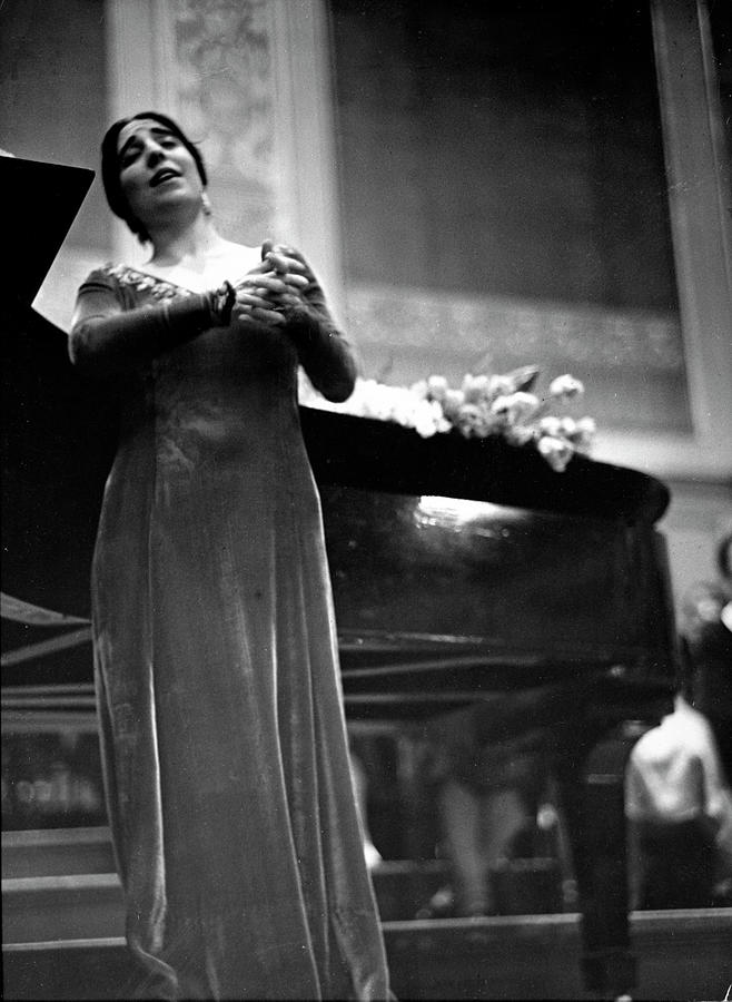 Dusolina Giannini Photograph by Alfred Eisenstaedt