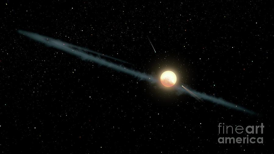 Dust Ring Around Boyajians Star Photograph by Nasa/jpl-caltech/r. Hurt (ipac)/science Photo Library