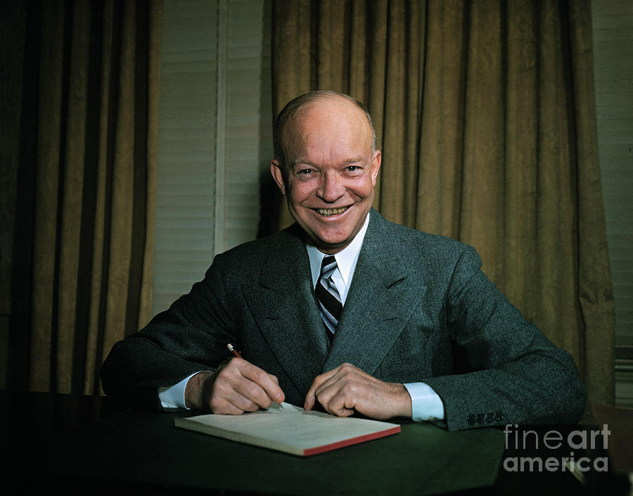 Dwight D. Eisenhower Photograph by Bettmann