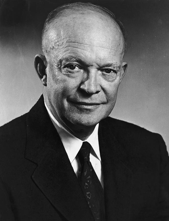 Dwight D Eisenhower Photograph by Hulton Archive