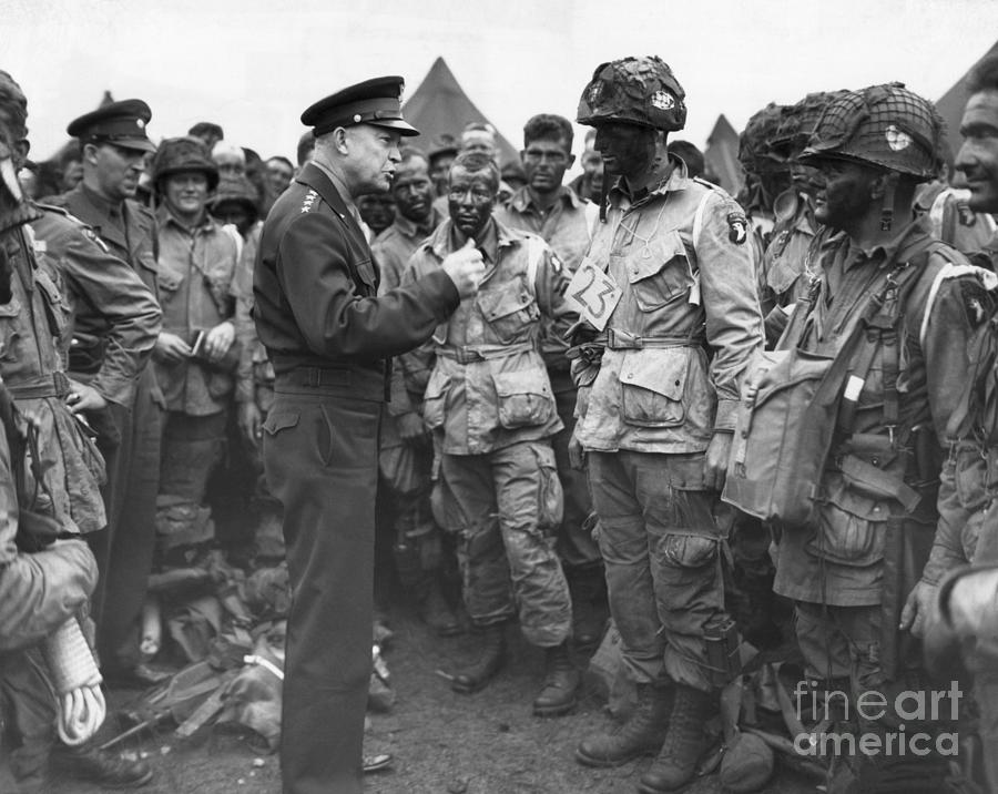 Dwight D. Eisenhower Talking Photograph by Bettmann