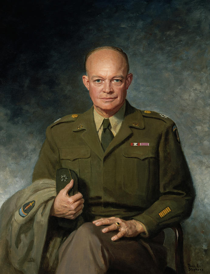 Dwight D. Eisenhower Painting by Mountain Dreams - Fine Art America