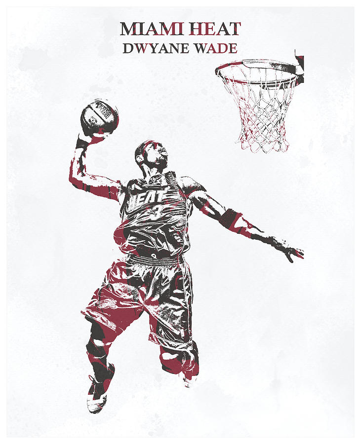 sketches of dwayne wade