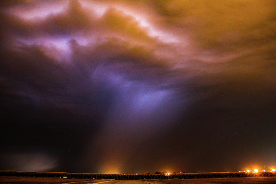 Dying Late Night Supercell 008 Photograph by NebraskaSC