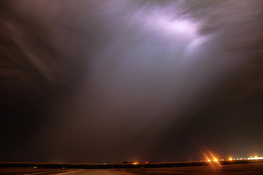 Dying Late Night Supercell 021 Photograph by NebraskaSC