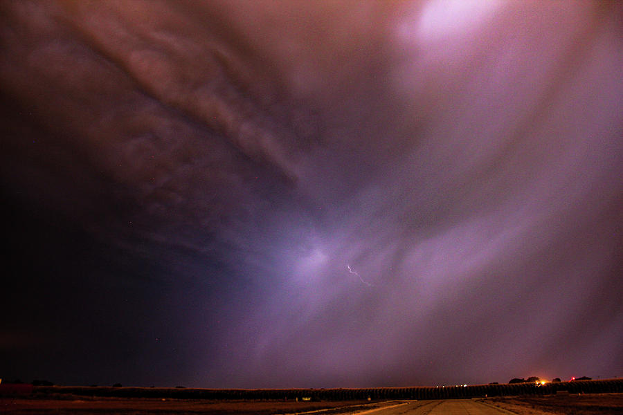 Dying Late Night Supercell 026 Photograph by NebraskaSC
