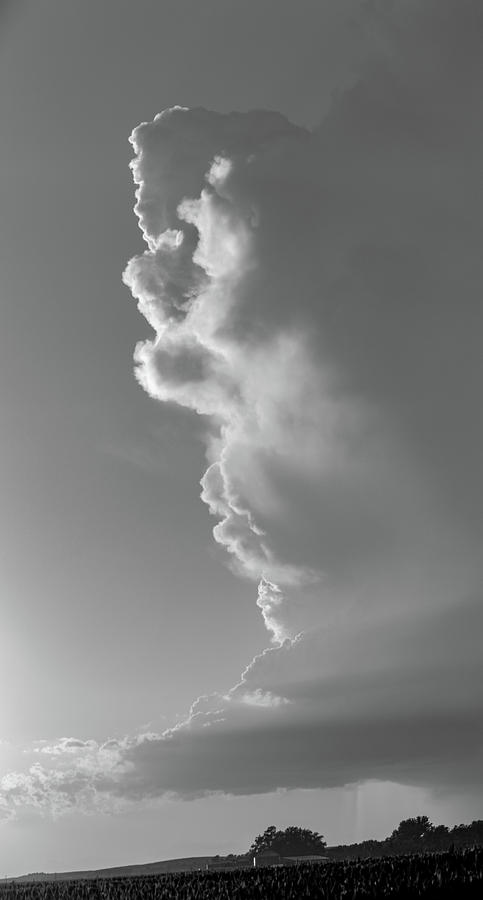 Dying Nebraska Thunderstorms at Sunset 039 Photograph by NebraskaSC