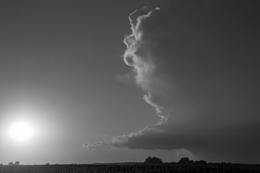 Dying Nebraska Thunderstorms at Sunset 040 Photograph by NebraskaSC
