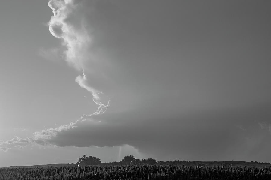 Dying Nebraska Thunderstorms at Sunset 042 Photograph by NebraskaSC