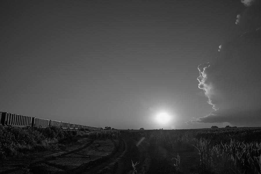 Dying Nebraska Thunderstorms at Sunset 044 Photograph by NebraskaSC