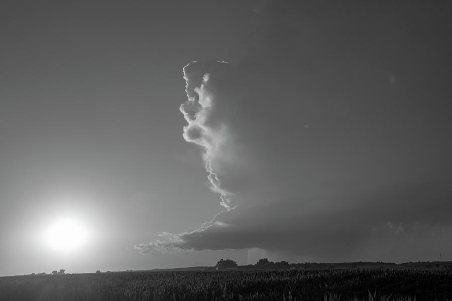 Dying Nebraska Thunderstorms at Sunset 046 Photograph by NebraskaSC
