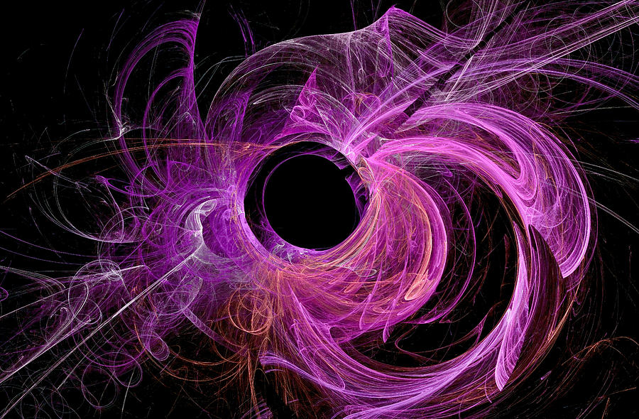 Dynamic Universe Abstract Art Magenta Digital Art by Don Northup