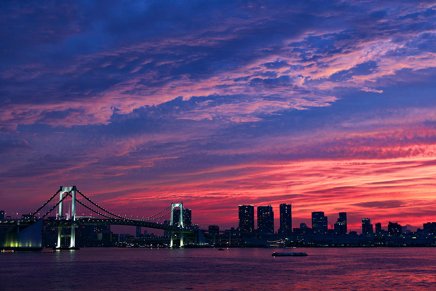 Dynamic Urban Evening Views Photograph by Yoshihisa Nemoto