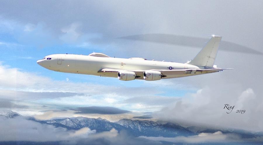 E-6 Merc Painting by Peter Ring Sr
